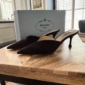 Prada Satin Mules- rare